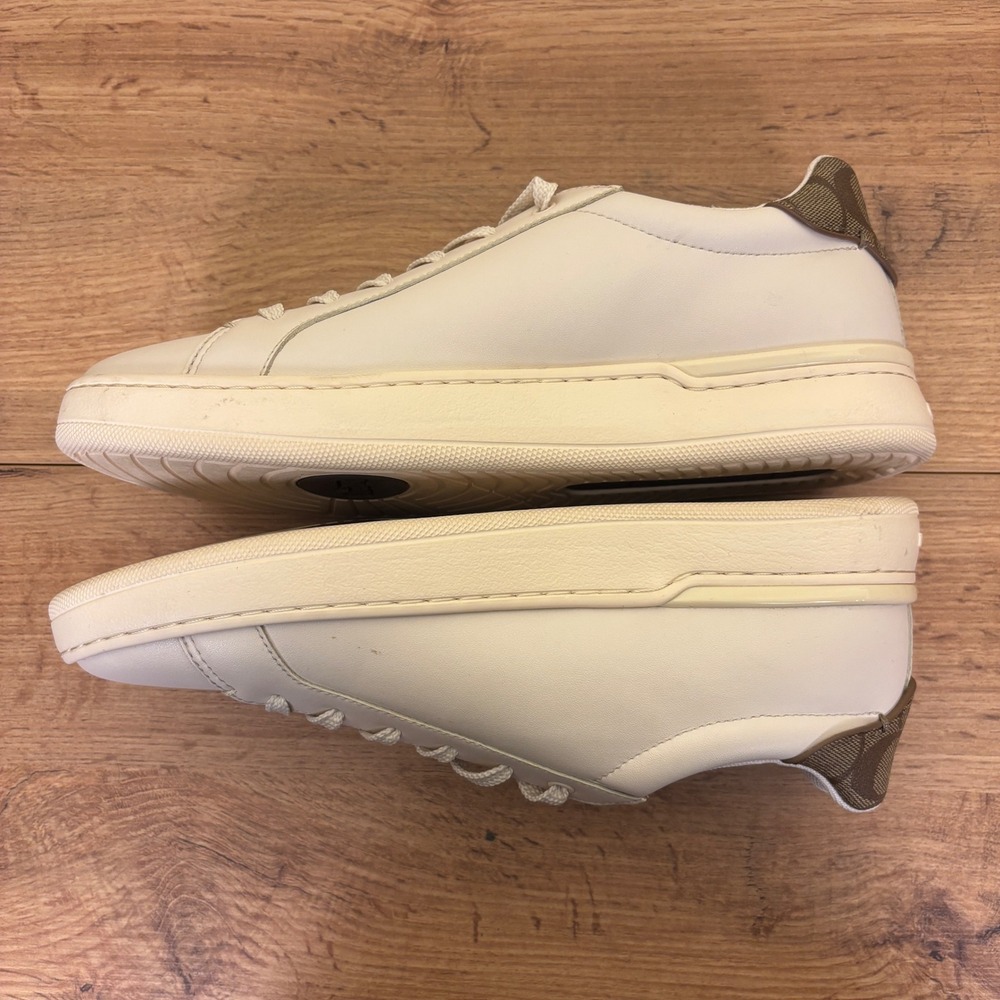 COACH Clip Low Top‎ Sneaker White Signature C Women Size 9.5 Casual Everyday - Picture 7 of 13